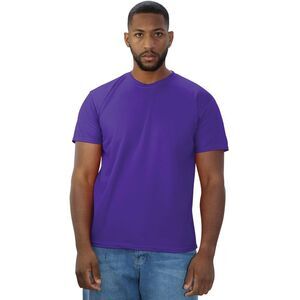 Casual Classics Unisex Adult Original Tech T-Shirt / Purple